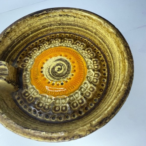 Aldo Londi for Bitossi Sahara Pattern Ceramic Ashtray MCM - Picture 5 of 6